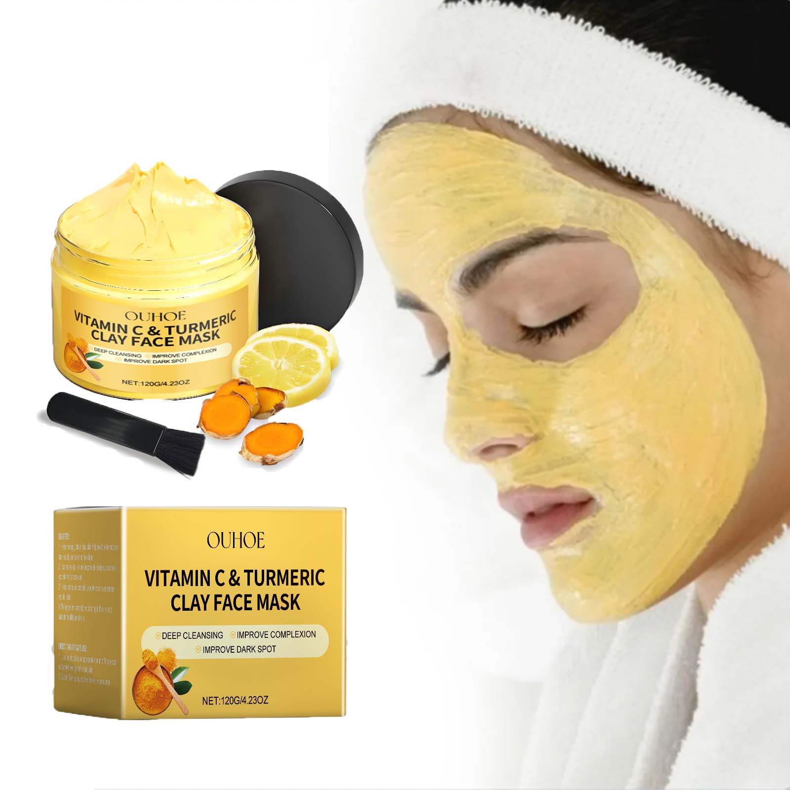 Dust Mask Construction - Грязевая маска с куркумой и витамином