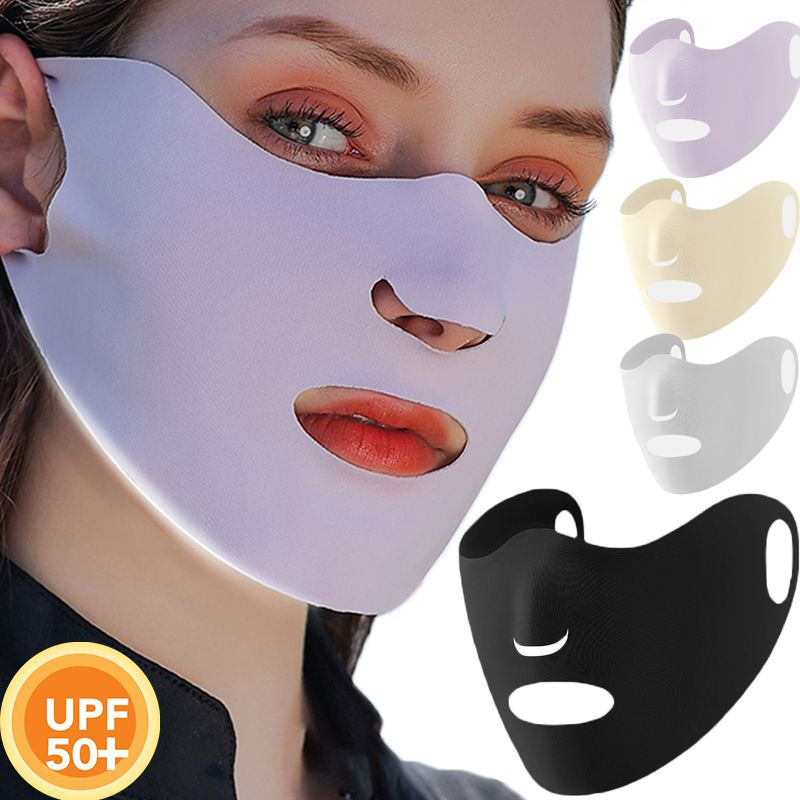 Sports Mask Breathable - Ледяная шелковая солнцезащитная маска, женская дышащая