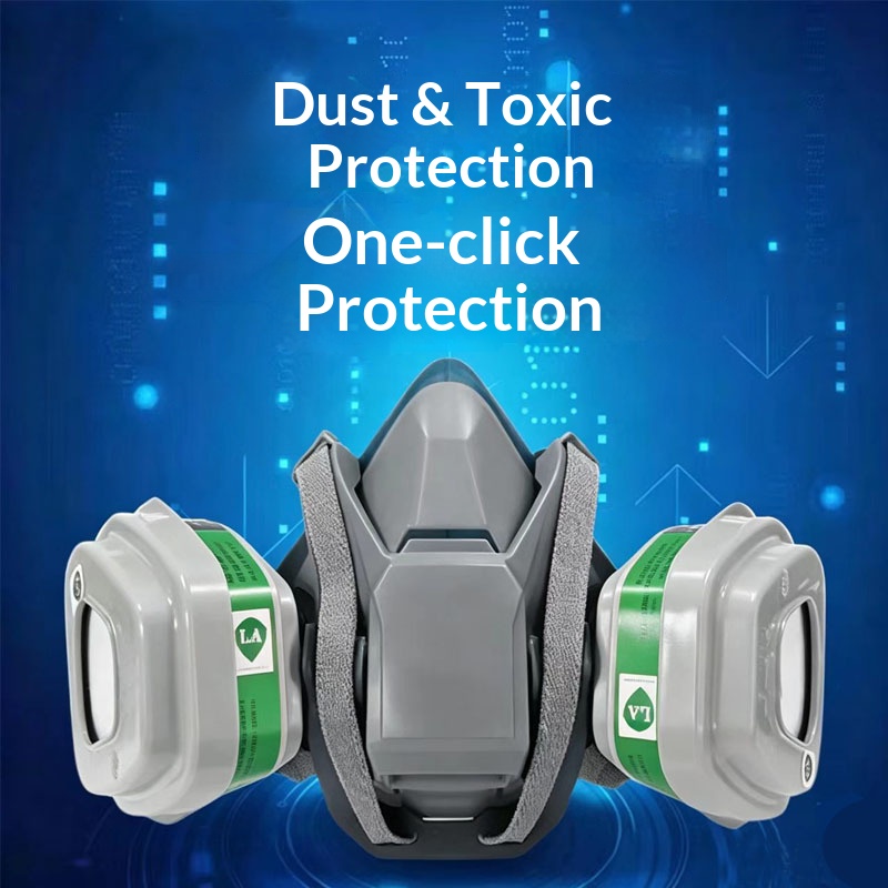 Силиконовая противогазовая мас – обзор и цена Dust Mask Construction